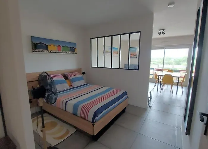 Grand Studio 3 Etoiles - Mimizan-Plage - 1 A 4 Pers - Tout Confort - 6 Mn A Pieds De La Plage